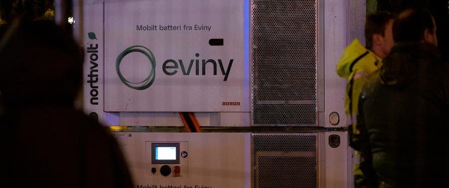Mobilt batteri fra Eviny