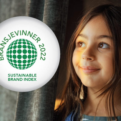 Sustainable Brand Index logo bransjevinner