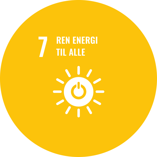 Illustrasjon: FNs bærekraftsmål nummer 7: Ren energi til alle